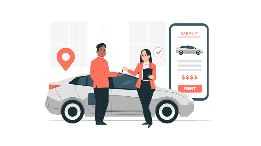 Compare corporate car rental with traditional ownership