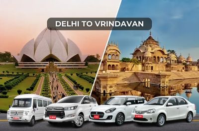 Delhi to Vrindavan Car Rental