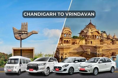 Chandigarh to Vrindavan Car Rental