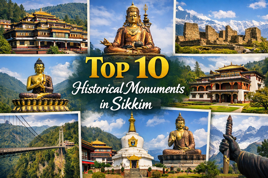 Top 10 Historical Monuments in Sikkim