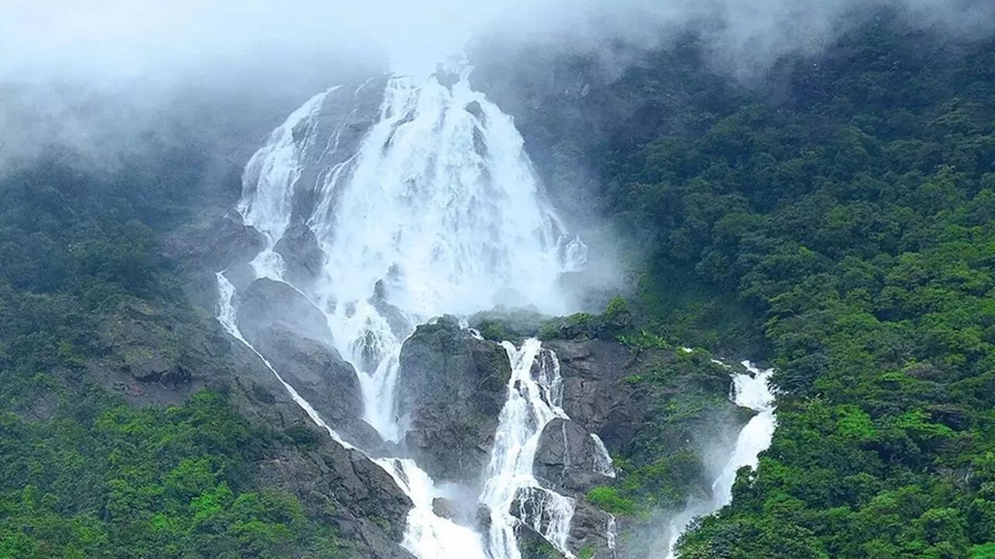 Dudhsagar Falls Monsoon