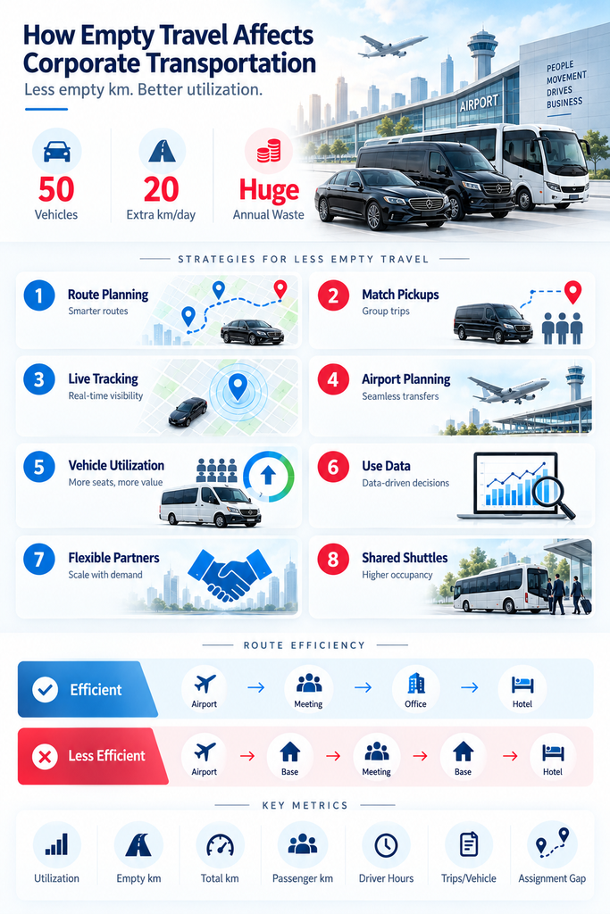 How Empty Travel Affects Corporate Transportation?