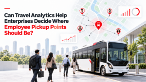 Can Travel Analytics Help Enterprises Decide Where Employee Pickup Points Should Be?